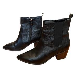 Franco Sarto Pointed Toe Booties with Low Heel